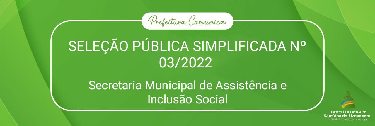 selecao-publica-simplificada-n-032022-smais